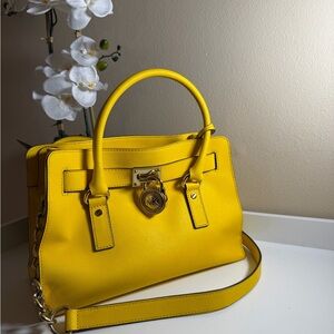 Michael Kors Hamilton Saffiano Leather Satchel